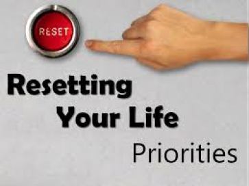 reset your life priotities